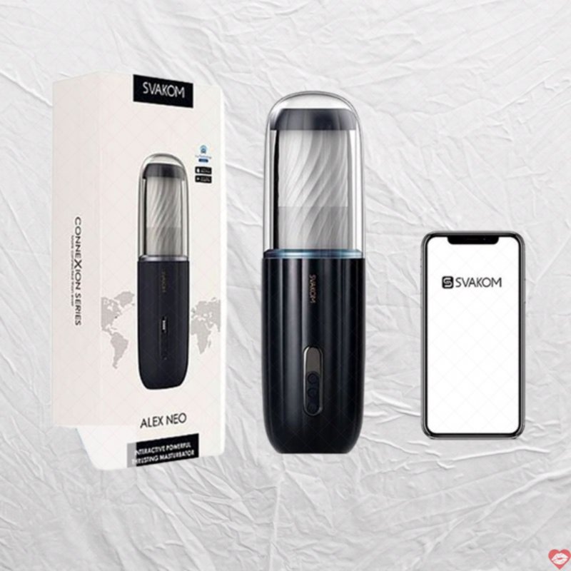 Sex toy cho nam cao cấp thụt tự động Svakom Alex Neo kết nối mạng