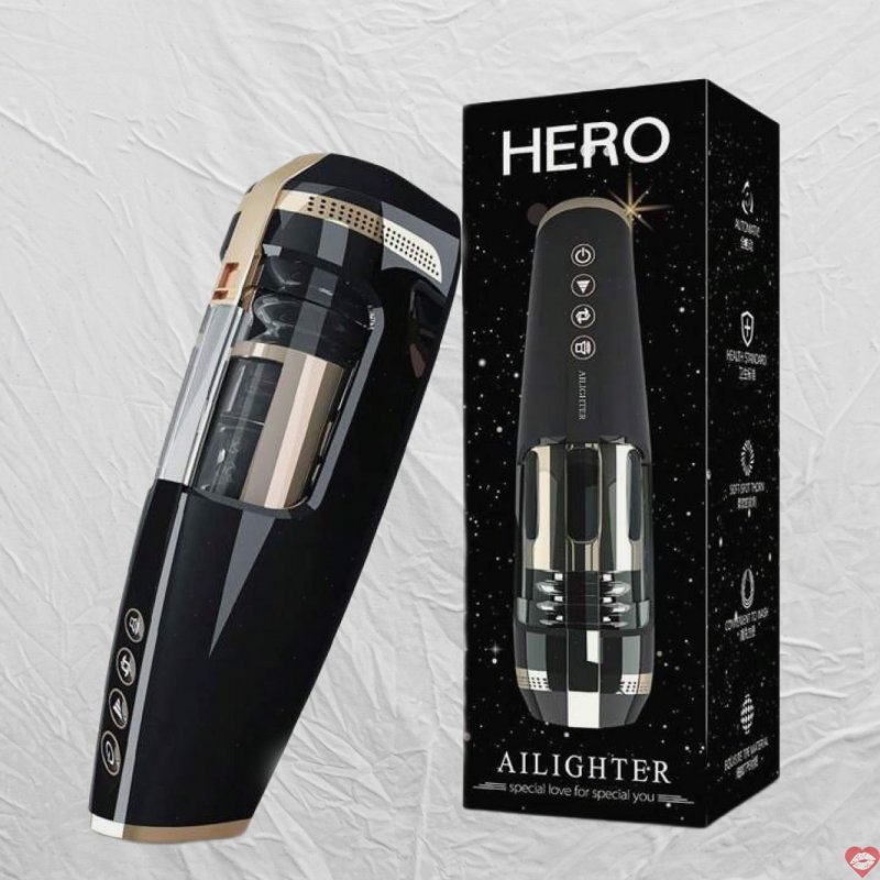 Ailighter Hero máy thủ dâm cho nam thụt mạnh có âm thanh và sưởi ấm