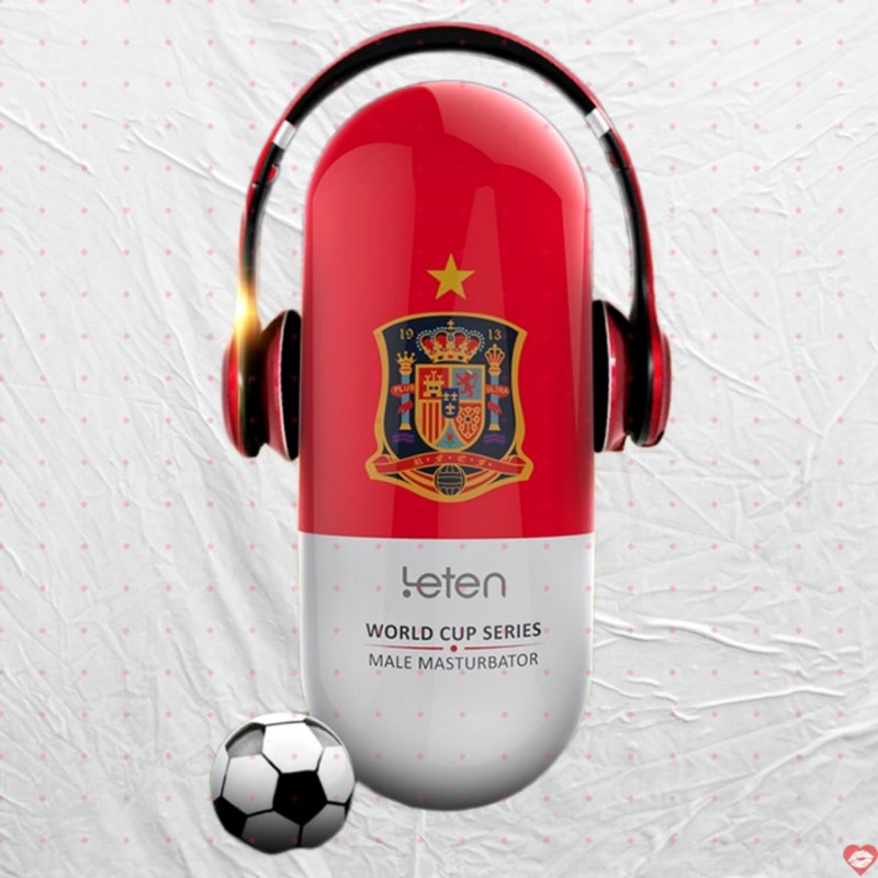 Cốc Thủ Dâm Sành Điệu Leten Football Có Rung Sạc Điện