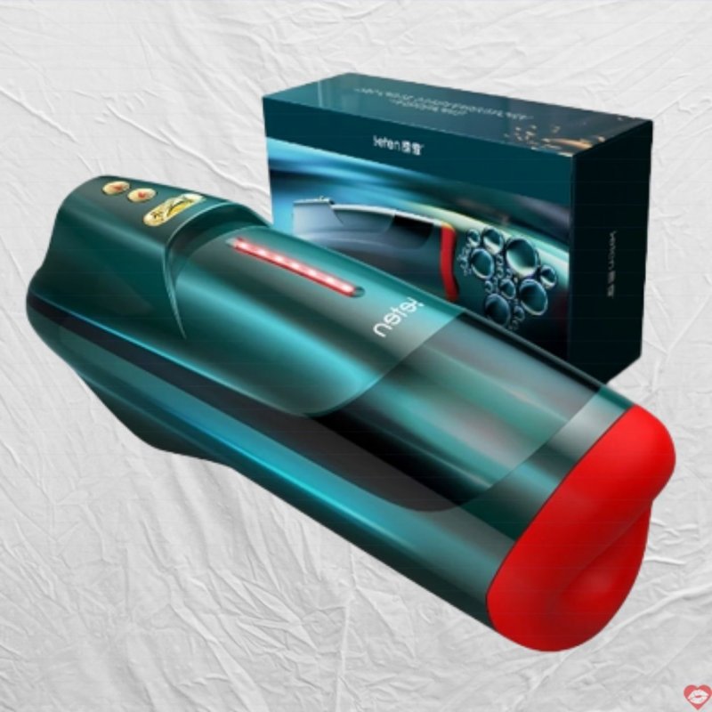 Máy thủ dâm Leten Air Blowjob rung bú sưởi ấm cực phê