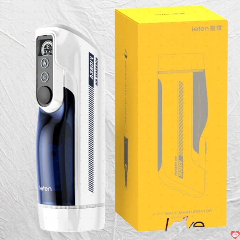 Leten A380 V.4 âm đạo tự động rung thụt sưởi ấm màn hình LCD 