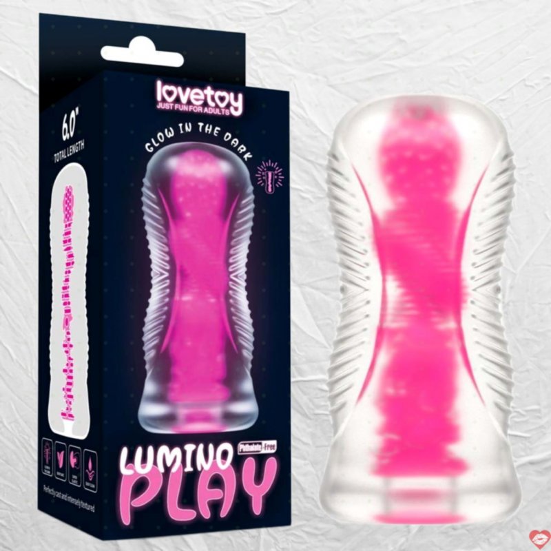 Âm đạo USA trong suốt phát quang Lovetoy kênh xoắn LV342041