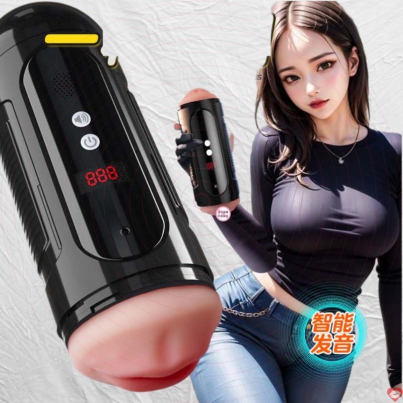 Cốc thủ dâm 2 đầu Jiuuy Black BONG Master Rung rên 12 chế độ  