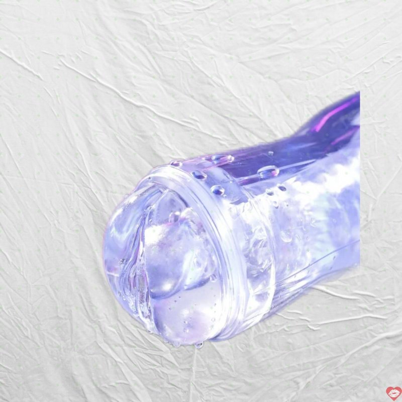 Cốc thủ dâm trong suốt Ice Crystal đôi đầu cảm giác thật tuyệt 