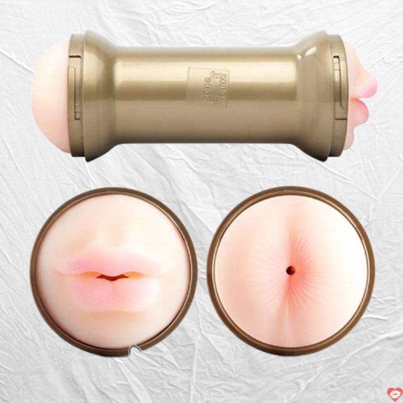 Cốc thủ dâm đôi chất liệu kim loại vàng sang trọng mua ngay 