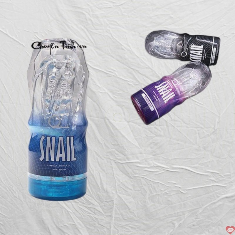 Cốc Thủ Dâm Silicone Trong Suốt Snail Cup Nam Tăng Khoái Cảm 