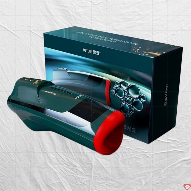 Máy thủ dâm Leten Air 3 co bóp sưởi ấm có âm thanh siêu thực 