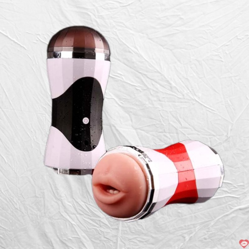 Cốc thủ dâm Mizzzee Double hole 2 đầu rung cảm ứng cực mạnh